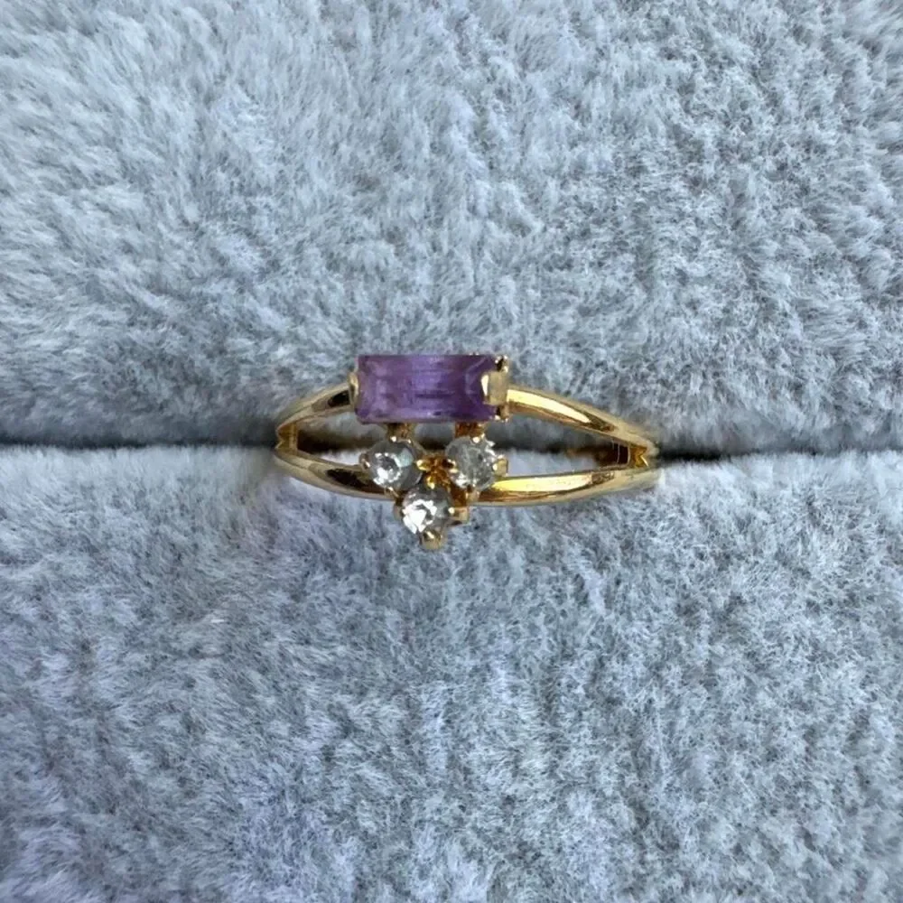 Unbranded Women's Purple and Gold Jewellery